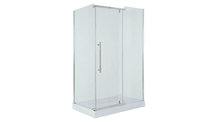 SHOWER DOOR 120X80CM 6MM MAMPARA RECTANGULAR | BLANCO