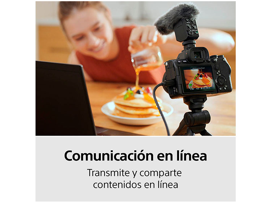 CAMARA HÍBRIDA SONY ILCE-7M4K FULL-FRAME ALPHA 7 IV 8
