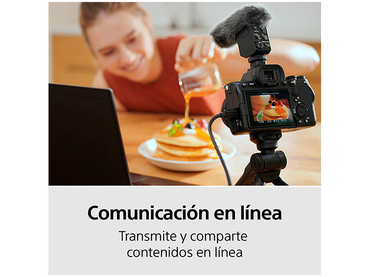 CAMARA HÍBRIDA SONY ILCE-7M4K FULL-FRAME ALPHA 7 IV 8
