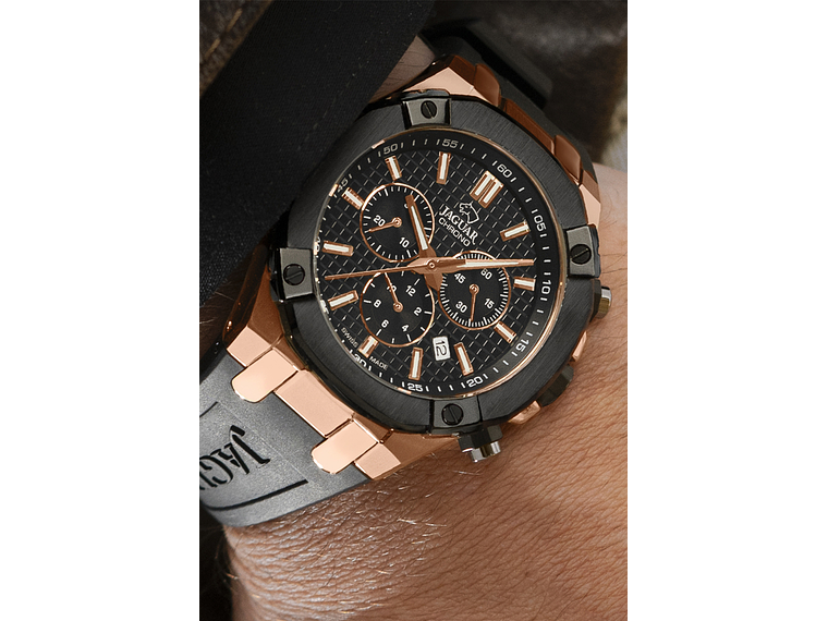 RELOJ J1015/1 JAGUAR SWISS NEGRO HOMBRE DIPLOMATIC 2