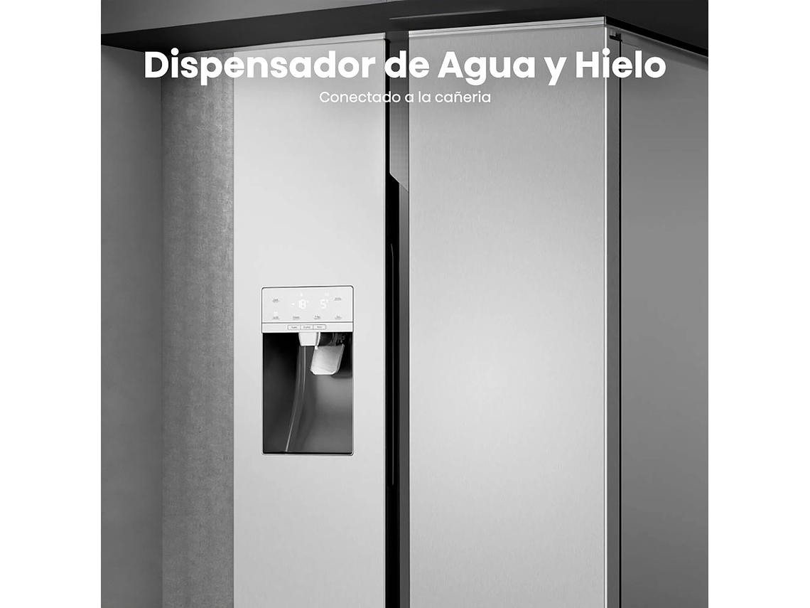 REFRIGERADOR HISENSE SIDE BY SIDE NO FROST 535 L RC-70WS 9