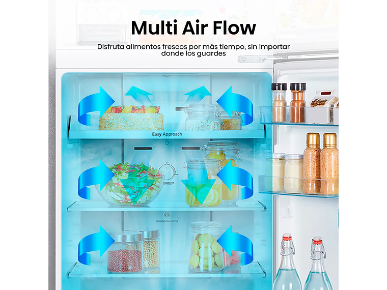 REFRIGERADOR HISENSE TOP MOUNT FREEZER NO FROST 324 L RD-42WR 5