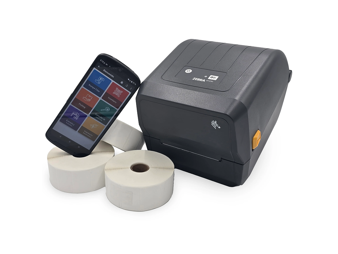 KIT GESTIÓN INVENTARIO CON PDA IMPRESORA ETIQUETA 1