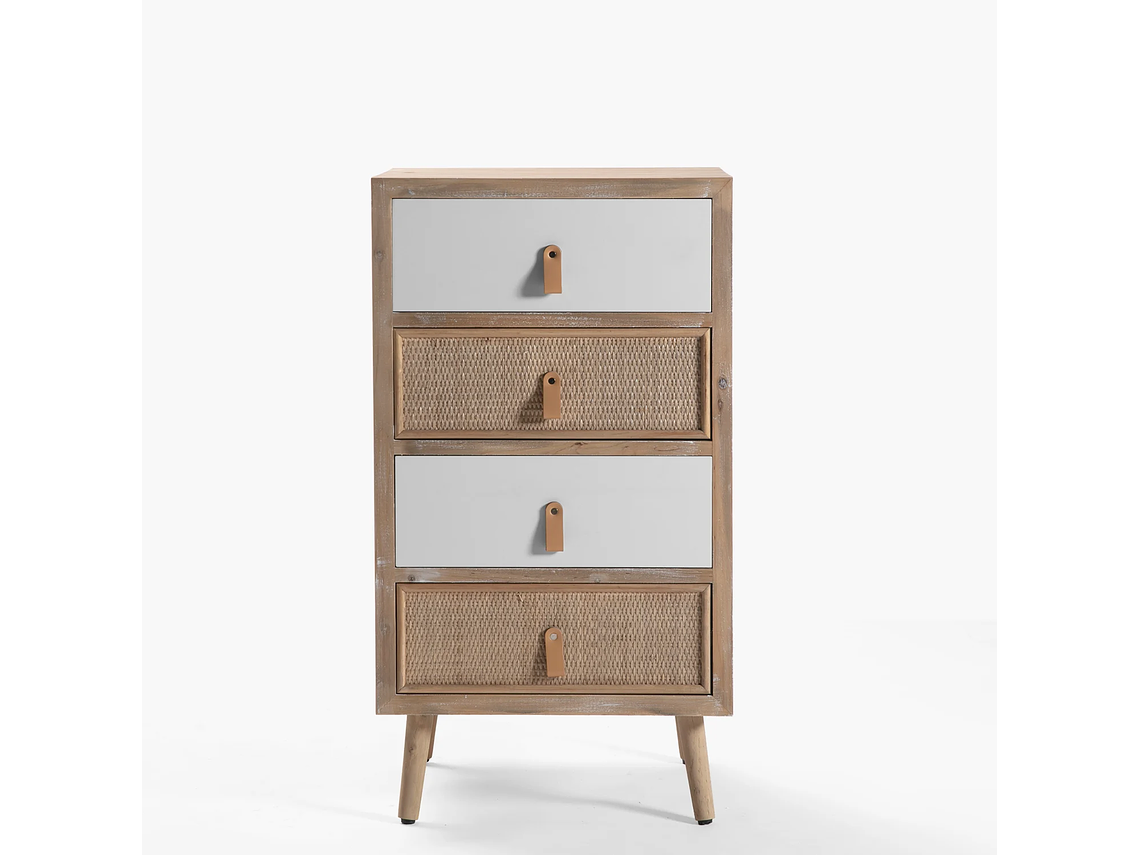 CAJONERA ALICIA NATURA/BLANCO FORM 1