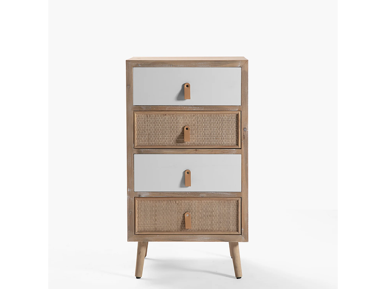 CAJONERA ALICIA NATURA/BLANCO FORM 1