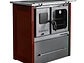 COCINA A LEÑA ALCAZAR EUROPEA M80 BURDEO - Miniatura 3