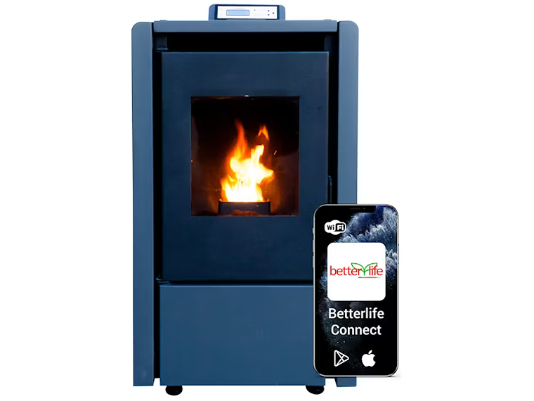 ESTUFA PELLET 6,2 KW WI-FI BETTERLIFE NB-PSC 1