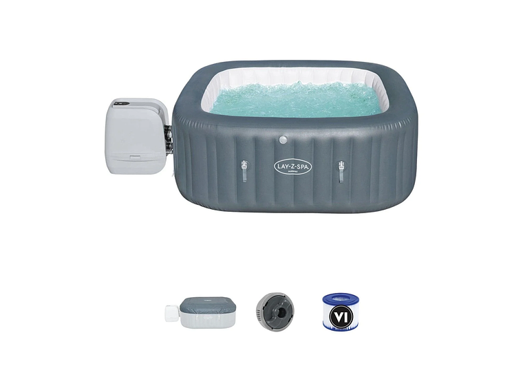 HOT TUB JACUZZI INFLABLE HAWAII HIDROMASAJE 6 PERS BESTWAY 6