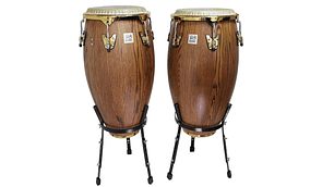 SET CONGA 11.75 & 12.5XH30'' CAFÉ OSCURO + STAND