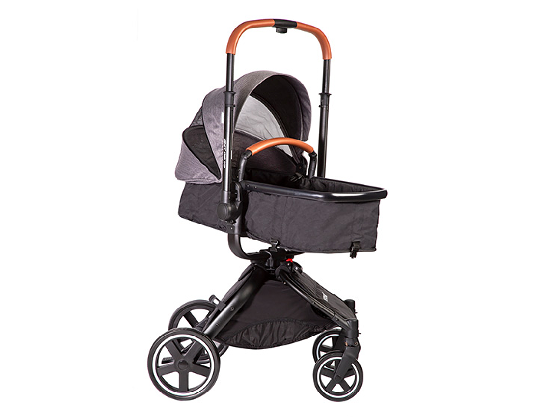 COCHE TRAVEL SYSTEM BEBESIT DELUXE 360° NEGRO 6