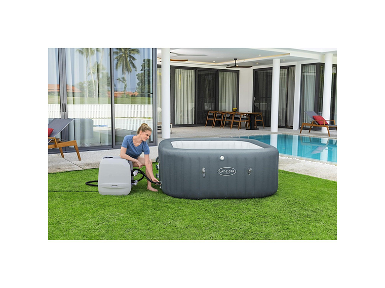 HOT TUB JACUZZI INFLABLE HAWAII HIDROMASAJE 6 PERS BESTWAY 7