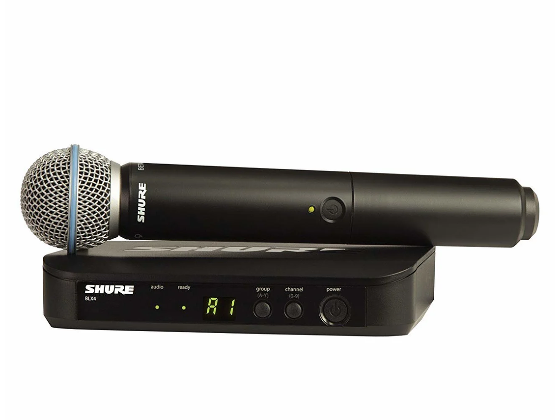 SISTEMA INALAMBRICO DE MANO SHURE BLX24BR/B58-M15 1