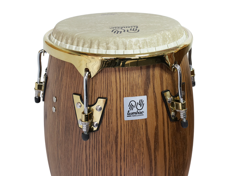 SET CONGA 11.75 & 12.5XH30'' CAFÉ OSCURO + STAND 2