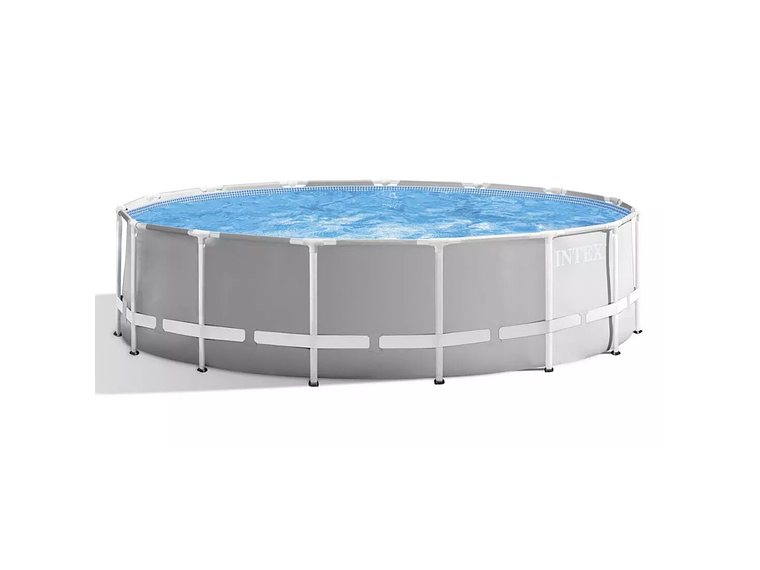 PISCINA ESTRUCTURAL INTEX PRISMA FRAME SET 610X132 CM + BOMBA + ESCALERA + COBERTOR + BASE 1