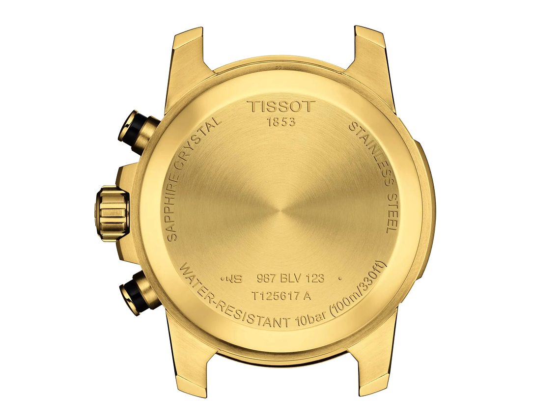 RELOJ TISSOT HOMBRE SUPERSPORT CHRONO DORADO 2