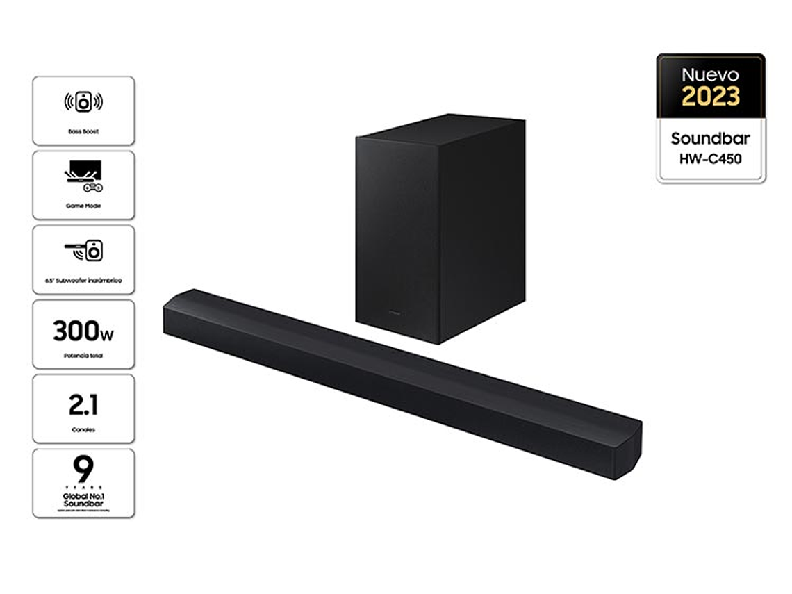 SOUNDBAR SAMSUNG HW-C450 2.1 CH 1