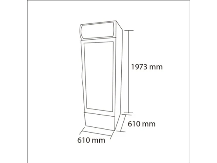 VISICOOLER 370 LT. LG-370 LG370 2