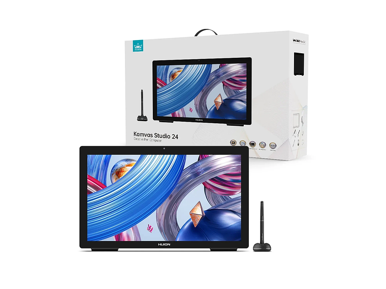TABLETA GRAFICA COMPUTADOR HUION KAMVAS STUDIO 24 / 1TB SSD / 32GB RAM / 23.8' QHD 6