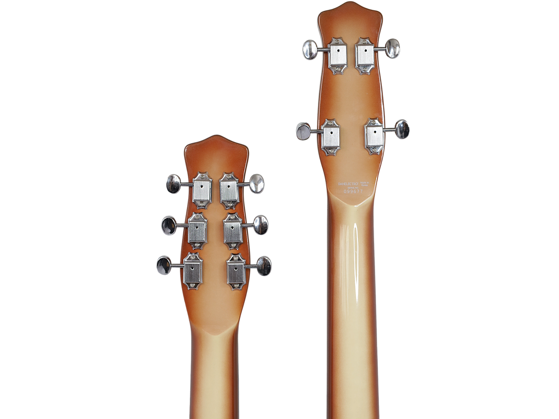 GUITARRA - BAJO DANELECTRO DOUBLE NECK 6/4 4