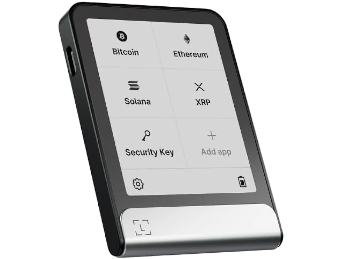 BILLETERA LEDGER FLEX CON PANTALLA TÁCTIL BTC ETH XRP 2