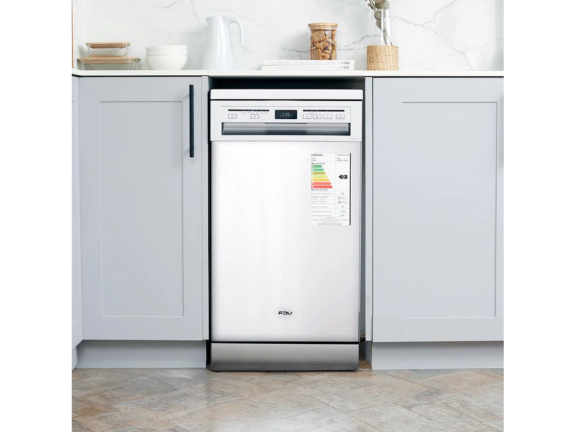 LAVAVAJILLAS ACQUA 10 CUBIERTOS FREE STANDING FDV 2