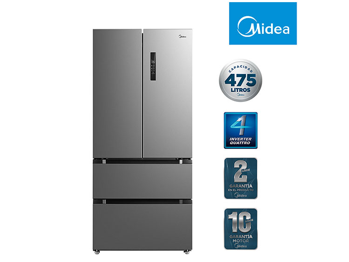 REFRIGERADOR MIDEA FRENCH DOOR NO FROST 475 L 1
