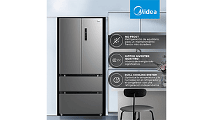 REFRIGERADOR MIDEA FRENCH DOOR NO FROST 475 L