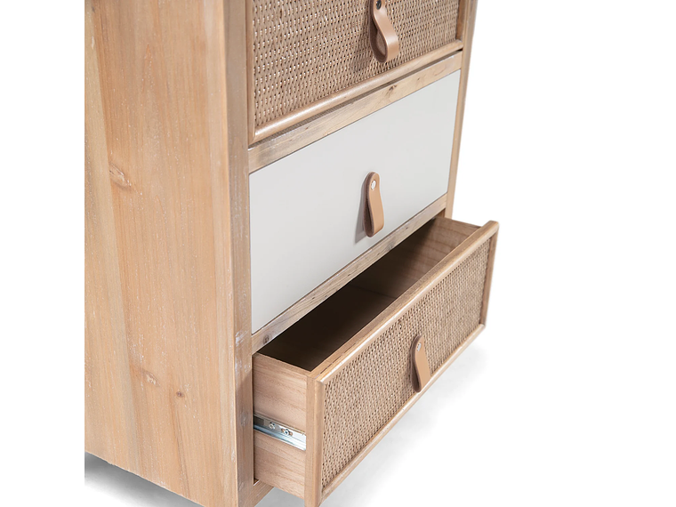 CAJONERA ALICIA NATURA/BLANCO FORM 5