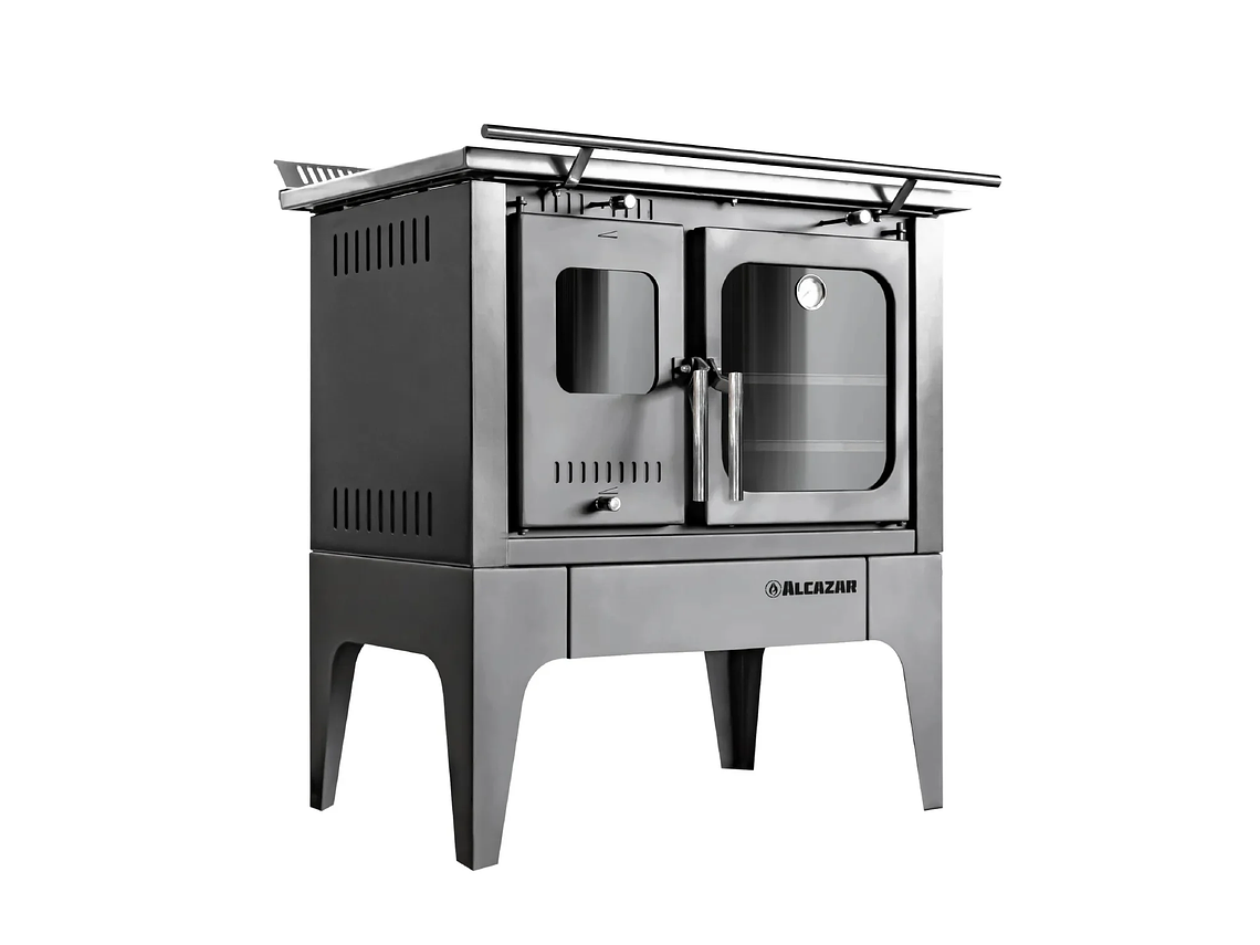  COCINA A LEÑA ALCAZAR S900 GRIS 2