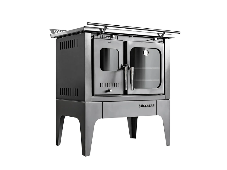  COCINA A LEÑA ALCAZAR S900 GRIS 2