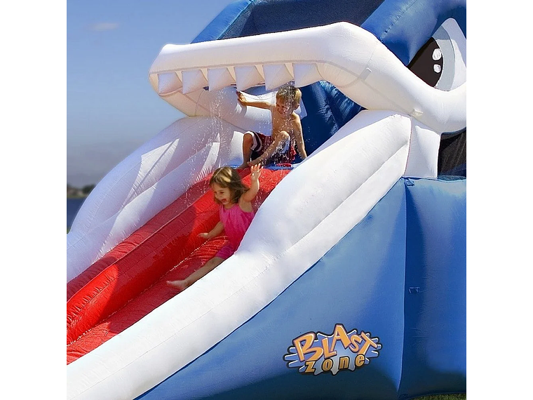 TOBOGAN DUAL TIBURON BLANCO 2