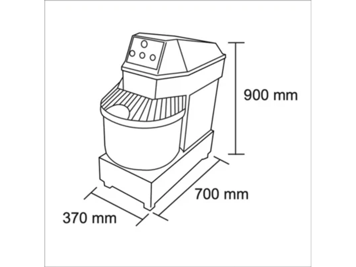 AMASADORA 12 KG. HS30 4