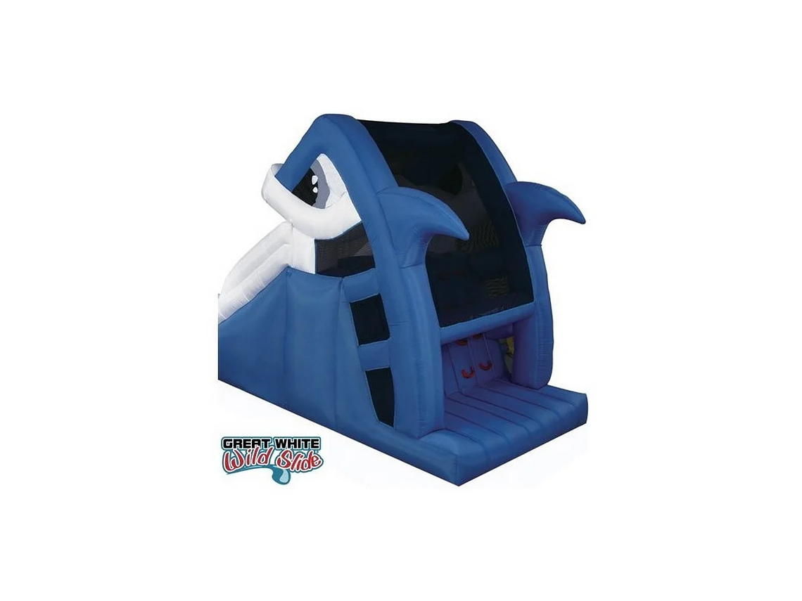 TOBOGAN DUAL TIBURON BLANCO 3