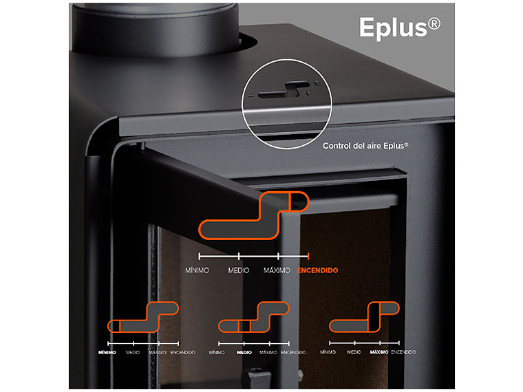 CALEFACTOR A LEÑA BOSCA ECO 380 7