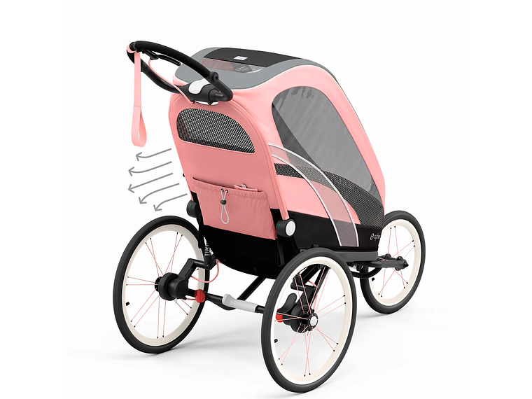  COCHE DE PASEO ZENO SPORT ROSA 4