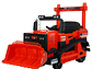 AUTO A BATERIA 12V EXCAVADORA ROJO - Miniatura 1