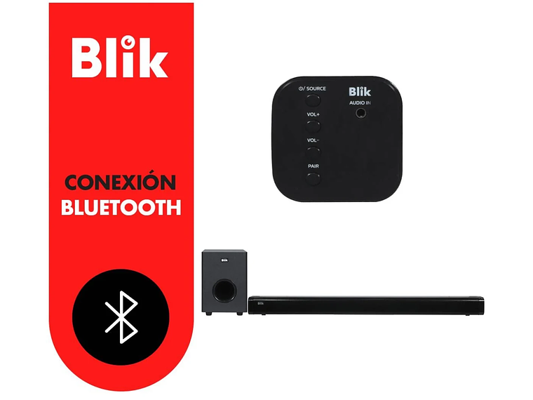 BARRA DE SONIDO BLUETOOTH BLIK SURREAL 2.1 1