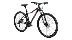 BICICLETA MTB OXFORD VENUS 1 ARO 29 NEGRO/CORAL