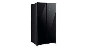 REFRIGERADOR MABE SIDE BY SIDE NO FROST 631 L MSC631LKLNG0 BLACK GLASS