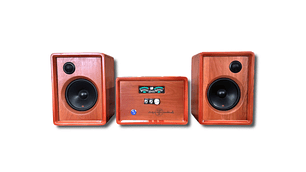 MINI COMPONENTE DE MADERA NATIVA MODELO MC1