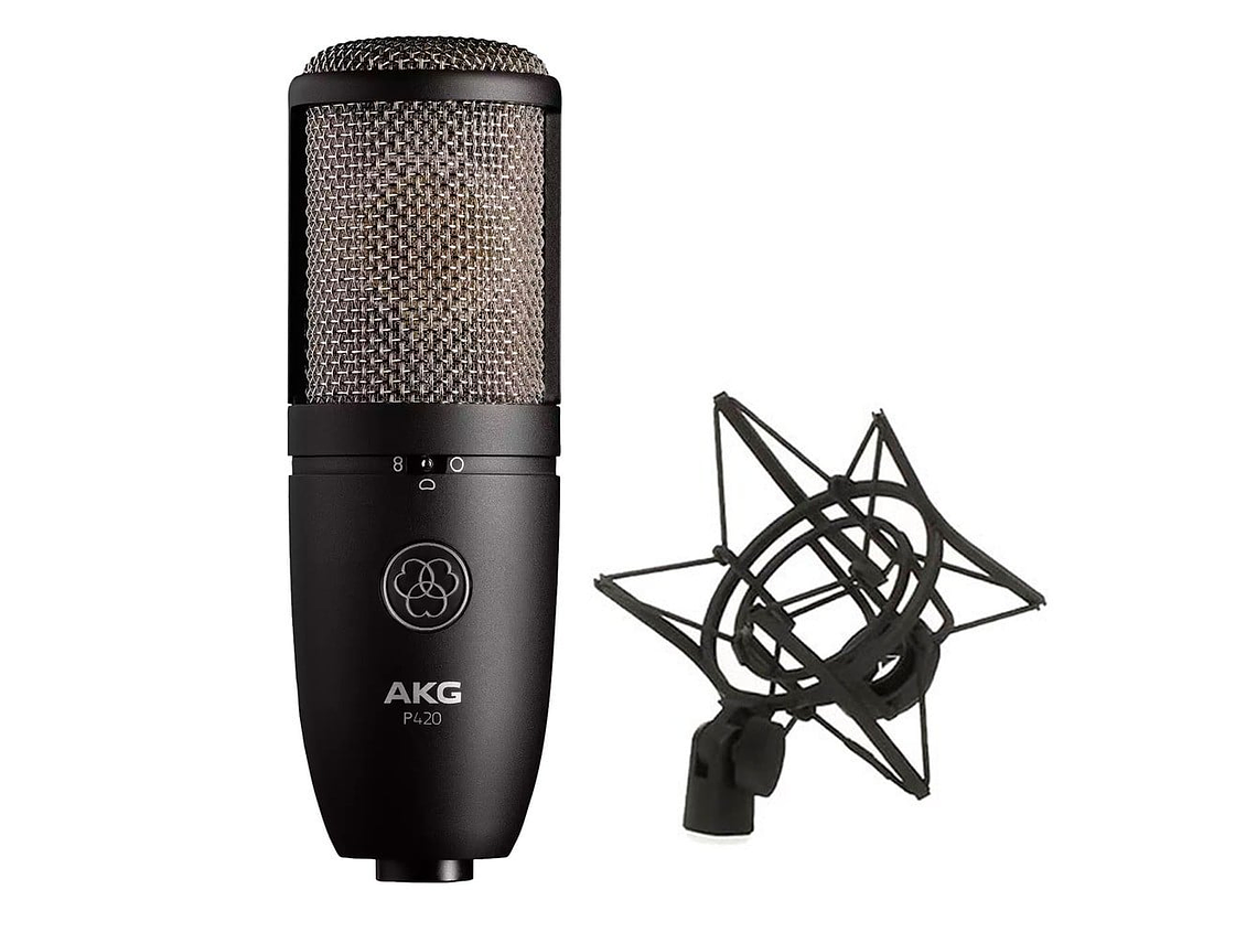 MICROFONO CONDENSADOR AKG P420 | NEGRO 1