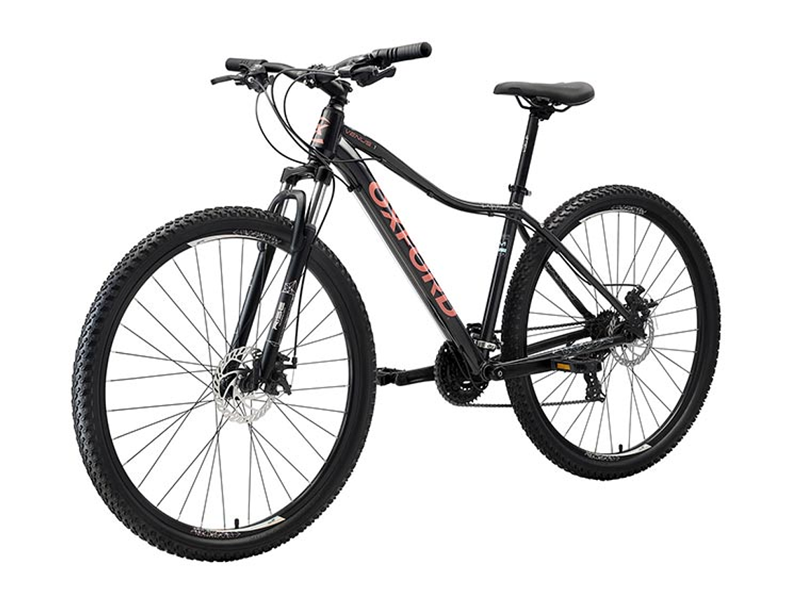 BICICLETA MTB OXFORD VENUS 1 ARO 29 NEGRO/CORAL 2