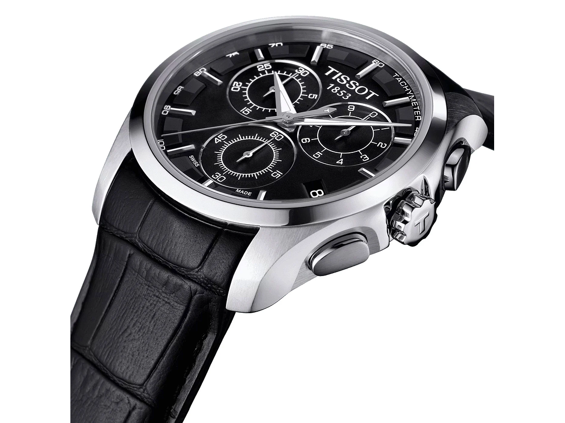 RELOJ TISSOT HOMBRE COUTURIER CHRONOGRAPH NEGRO 2