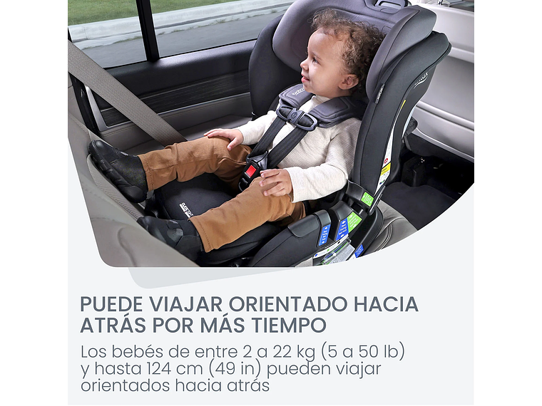 SILLA DE AUTO CONVERTIBLE POPLAR STONE ONYX BRITAX 3