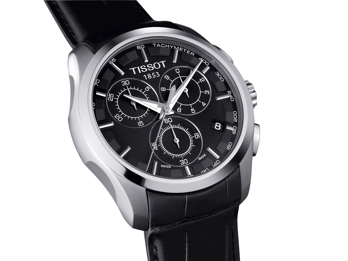 RELOJ TISSOT HOMBRE COUTURIER CHRONOGRAPH NEGRO 3