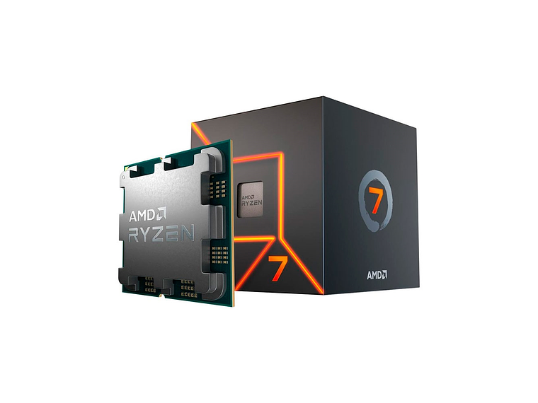 PROCESADOR AMD RYZEN 7 7700 AM5 8 CORES 16 HILOS 3.8/5.3GHZ 2