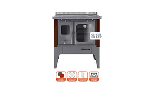 COCINA A LEÑA ALCAZAR EUROPEA S900 BURDEO