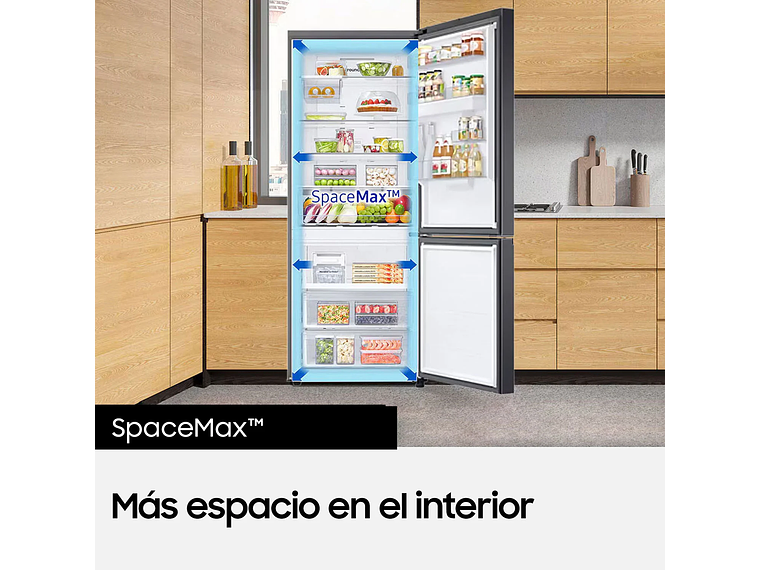 REFRIGERADOR TOP MOUNT FREEZER 407L SPACE MAX 7