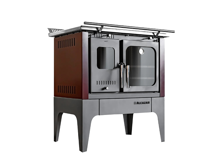 COCINA A LEÑA ALCAZAR EUROPEA S900 BURDEO 3