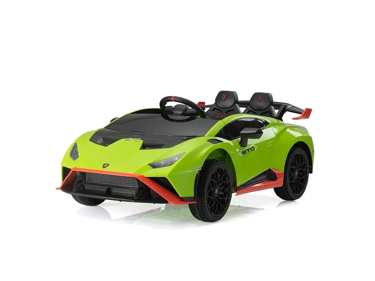 AUTO A BATERÍA LICENCIA LAMBORGHINI HURACAN DERRAPE AUTOMÁTICO VERDE 1
